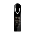Bookmark — "Coffee & Morally Grey Men" Metal Reading Bookmark, Literary Gift for Book Lovers