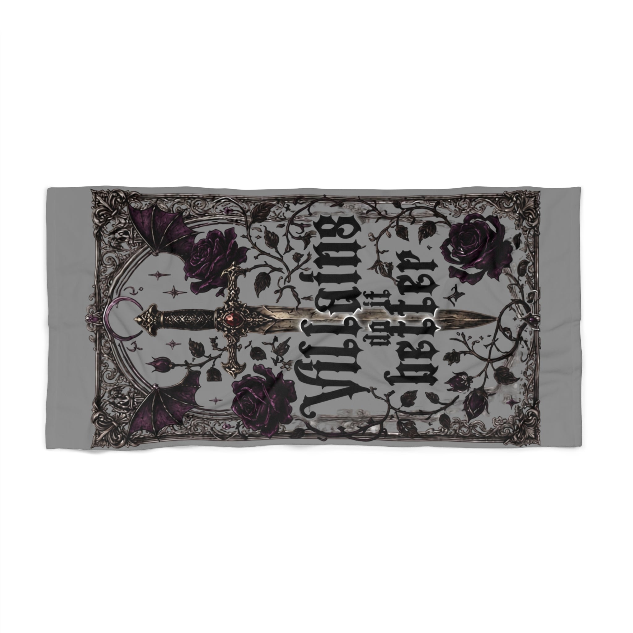 Beach Towel — Villains Do it Better