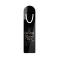 Metal Bookmark — “Fueled by Caffeine & Fictional Men” Literary Gift for Book Lovers