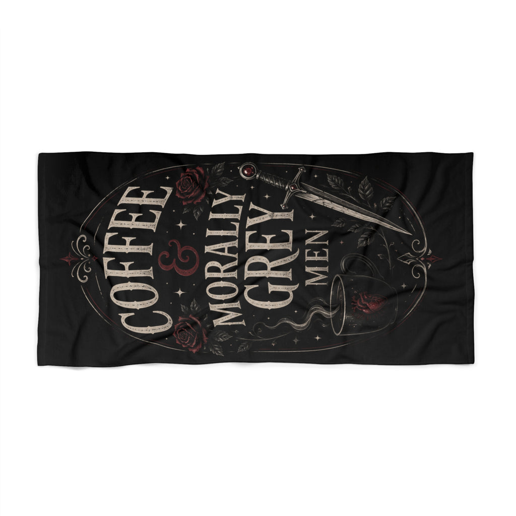 Beach Towel - Coffee & Morally Grey Men