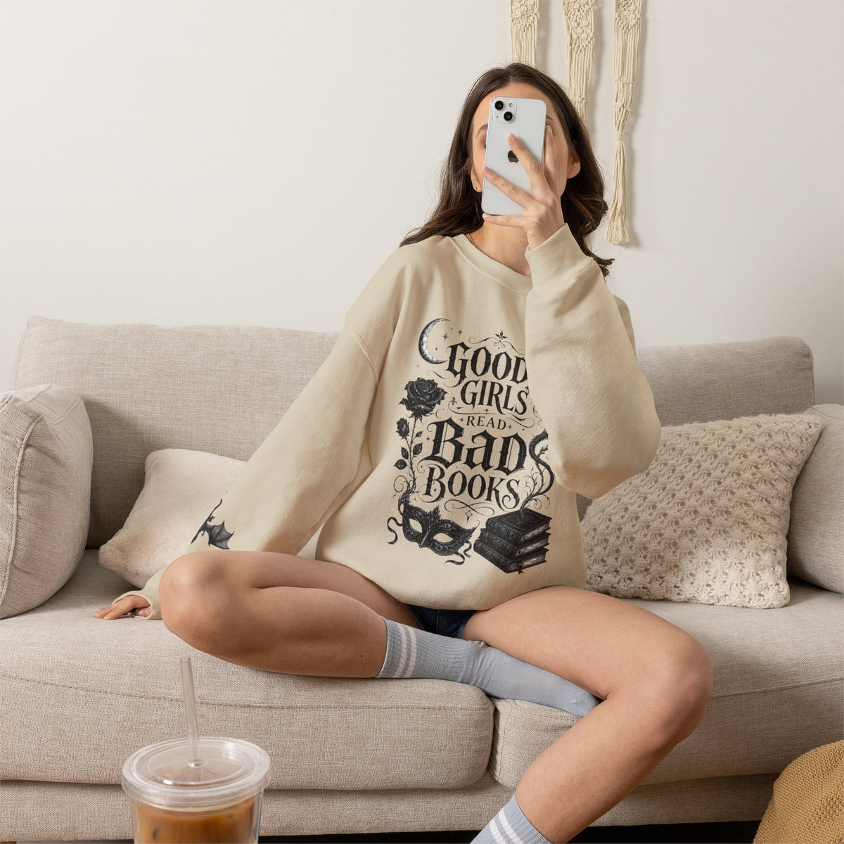 "Good Girls Read Bad Books" Crewneck