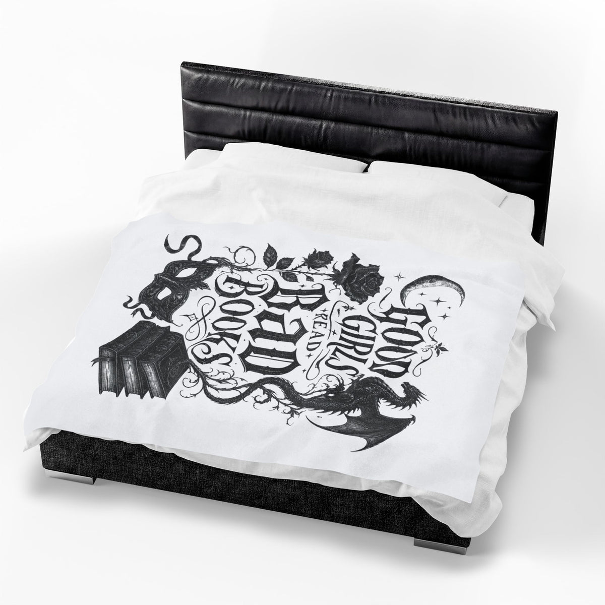 "Good Girls Read Bad Books" Blanket (30x40)"   (50x40)"   (60x80)"