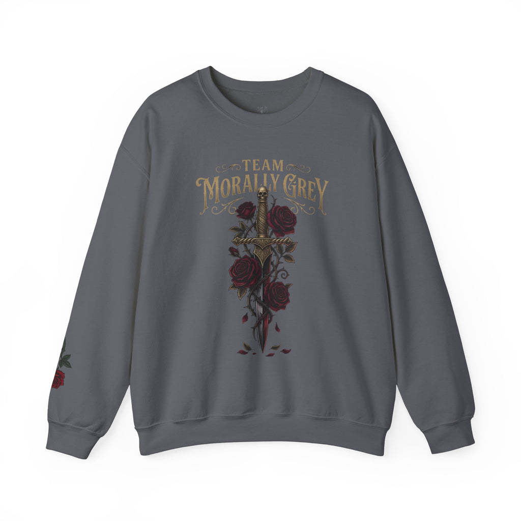 Team Morally Grey Crewneck Sweater
