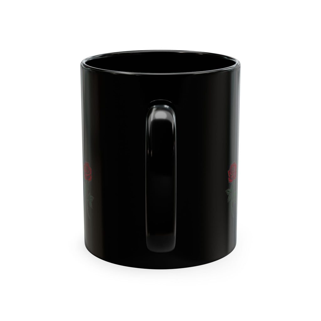 Team Morally Grey Ceramic Mug — Gothic Sword & Rose Coffee Cup