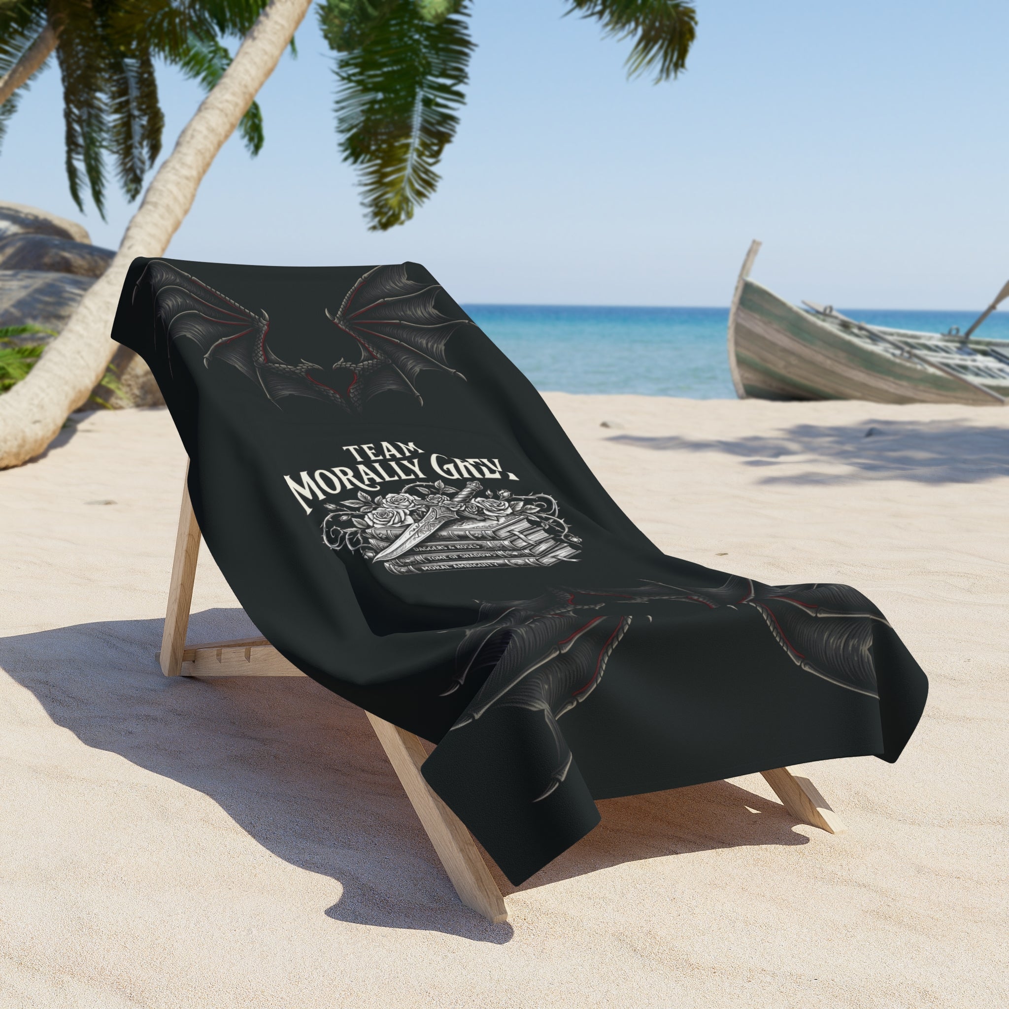 Beach Towel - Team Morally Grey