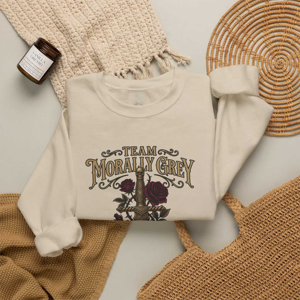 Team Morally Grey Crewneck Sweater