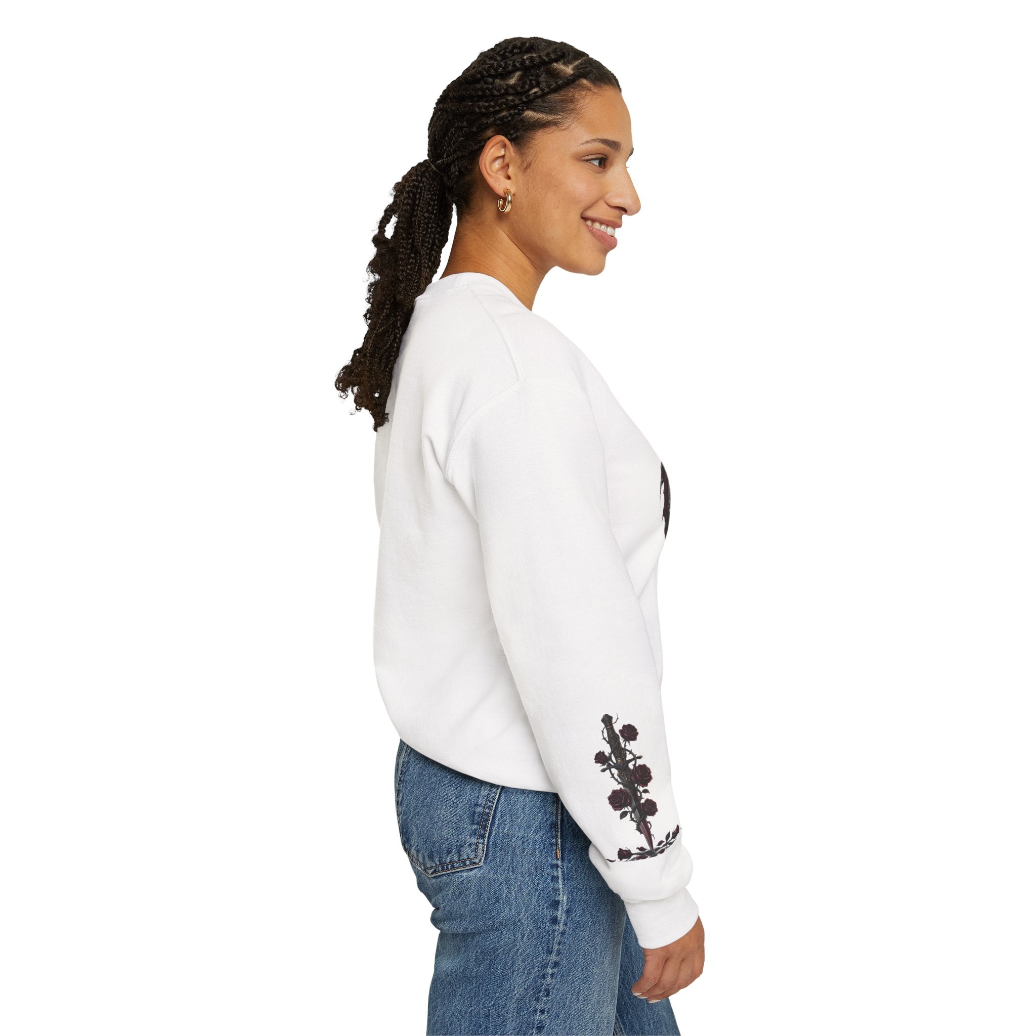 Morally Grey Because Villain Has a Point Crewneck Sweatshirt