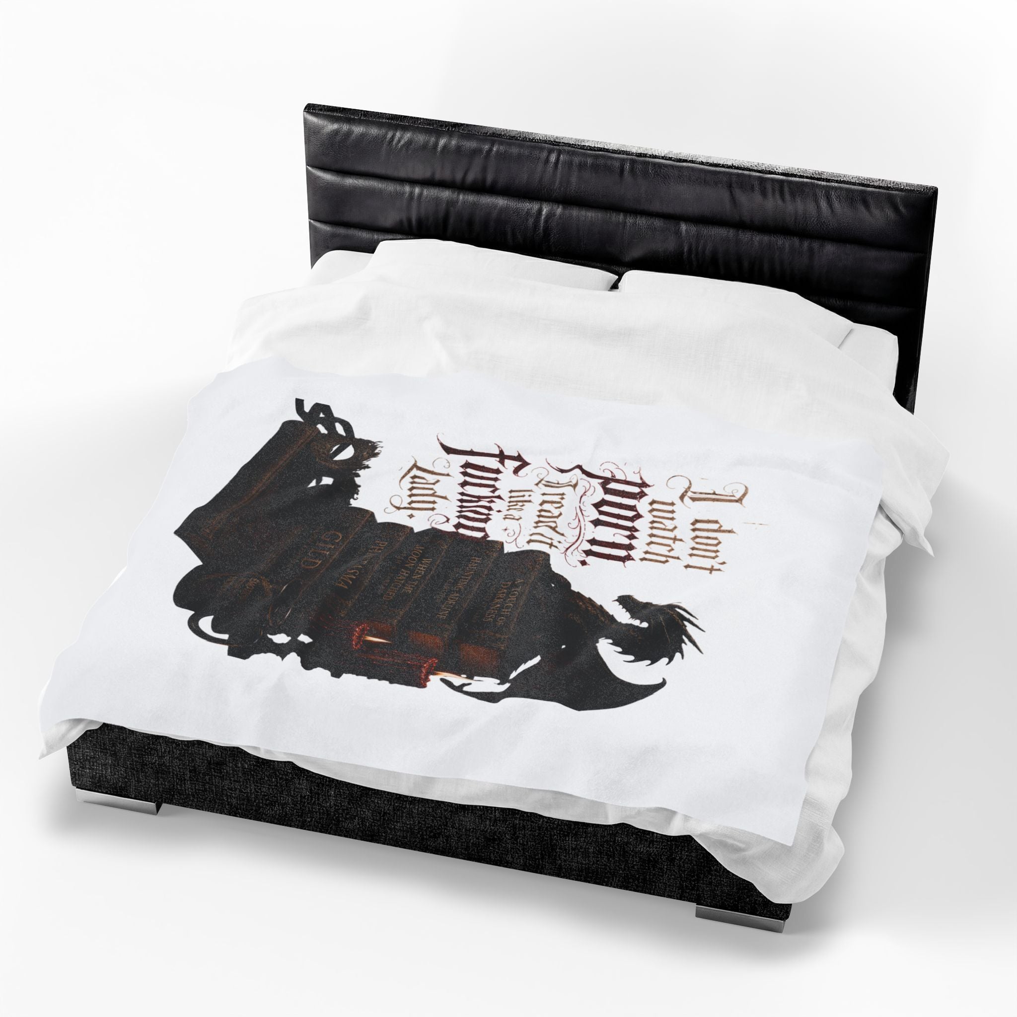 "I Don't Watch Porn, I Read It Like a F***ing Lady" blanket (30x40)"  (50x60)"  (60x80)"