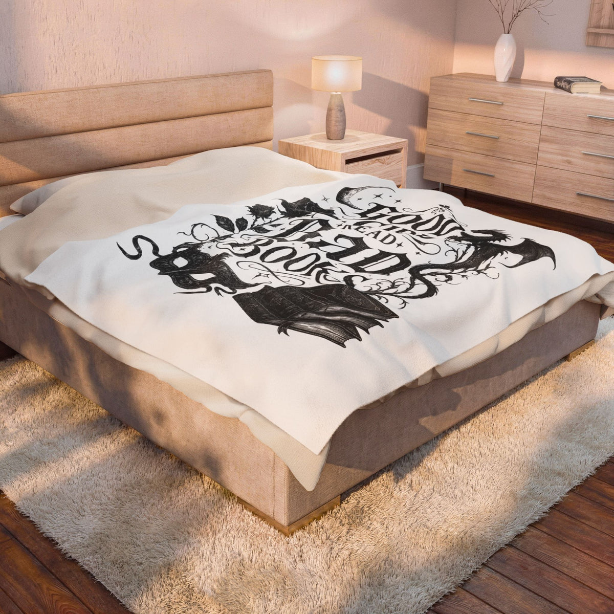 "Good Girls Read Bad Books" Blanket (30x40)"   (50x40)"   (60x80)"