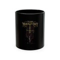 Team Morally Grey Ceramic Mug — Gothic Sword & Rose Coffee Cup