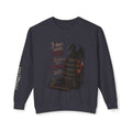 Dragon Bookstack Crewneck Sweatshirt — “I don’t watch porn. I read it, fucking lady.”