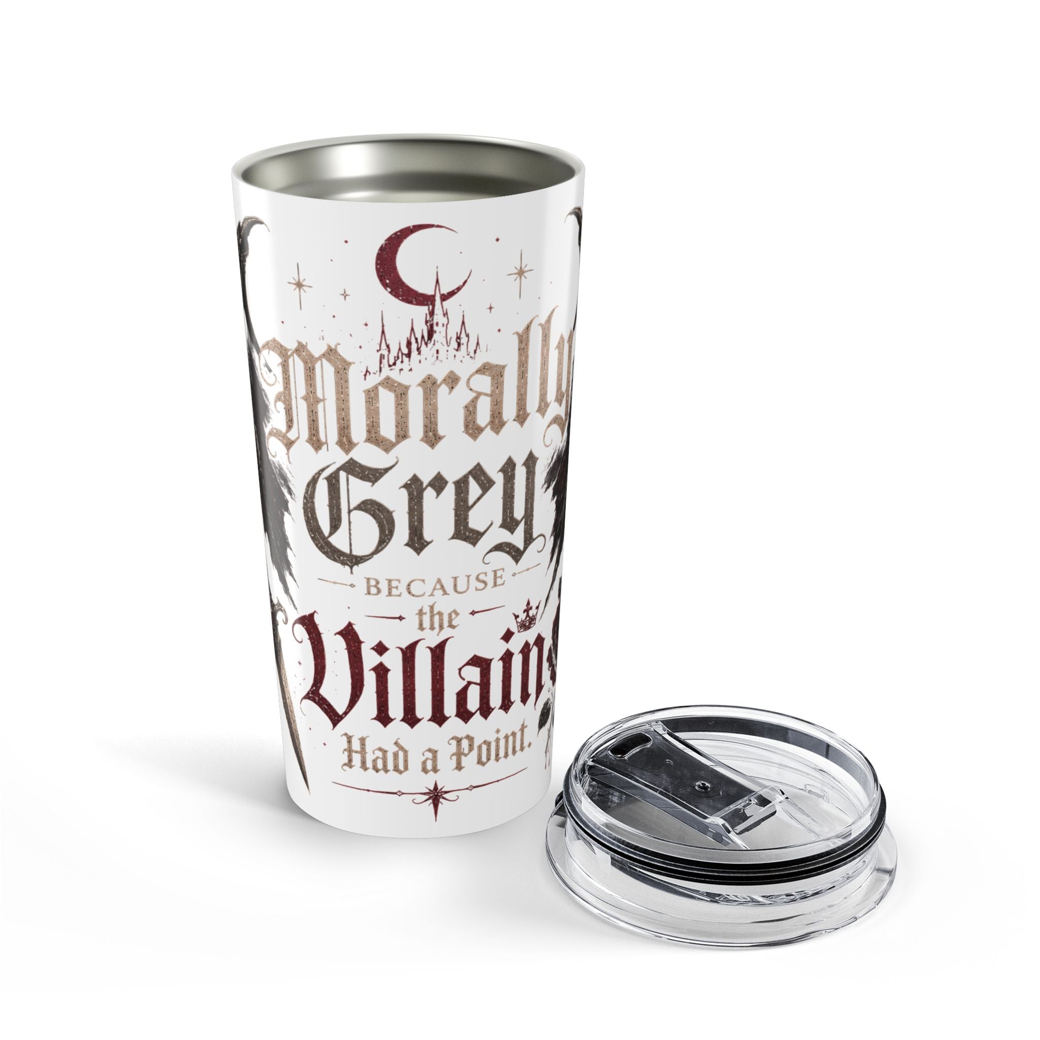 20oz Tumbler — Morally Grey Because the Villain Had a Point